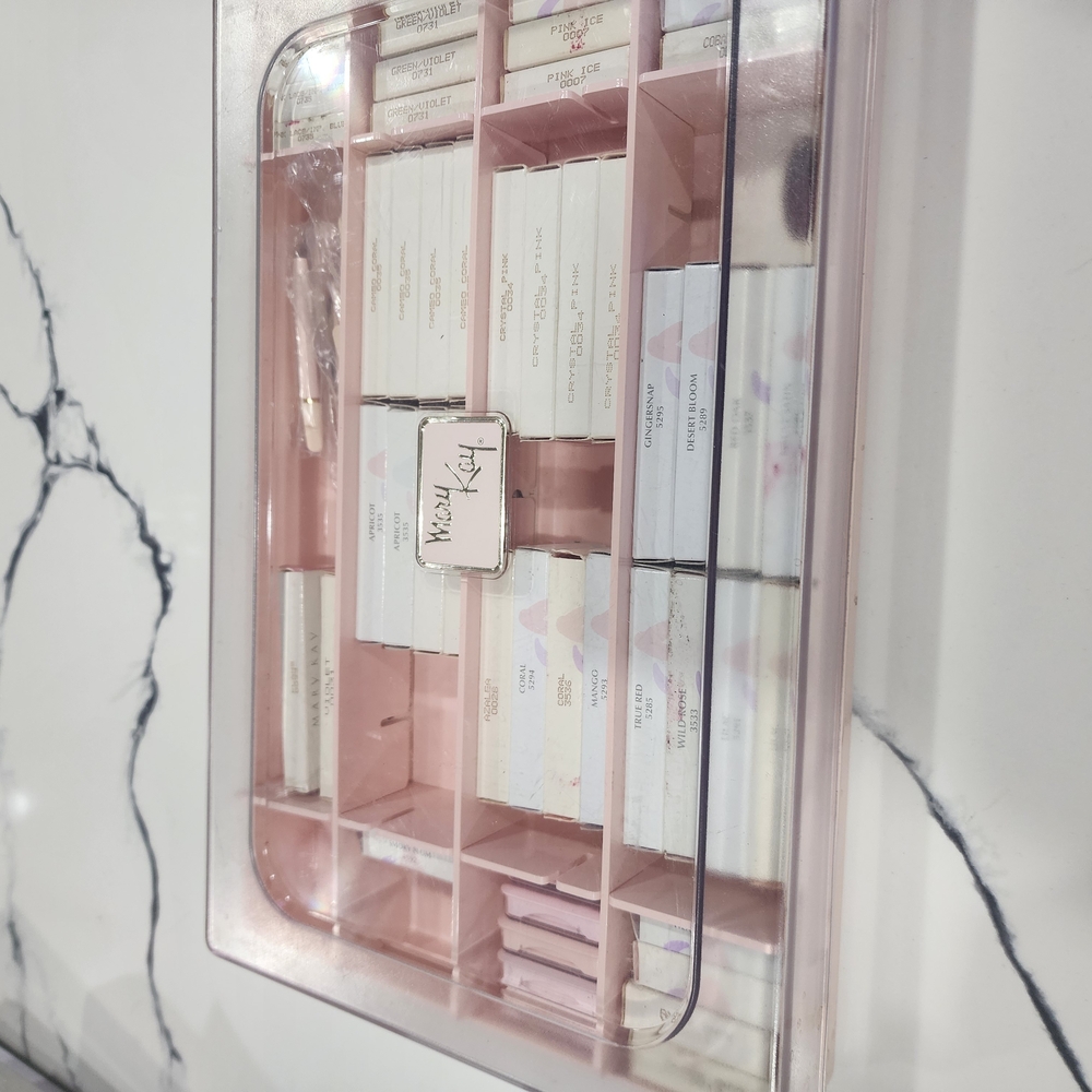 Mary KAY Makeup Organizer with Multiple Compartments & LOTS of New Product